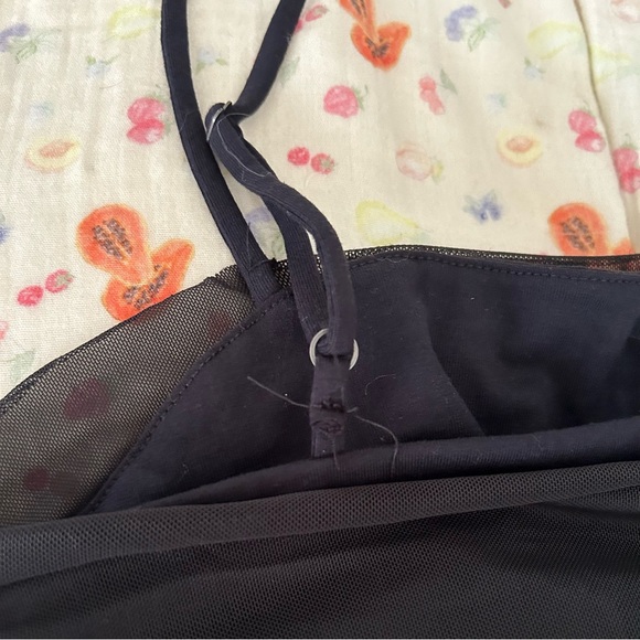 Nordstrom Open Edit Ruched Mesh Cami - Picture 4 of 4